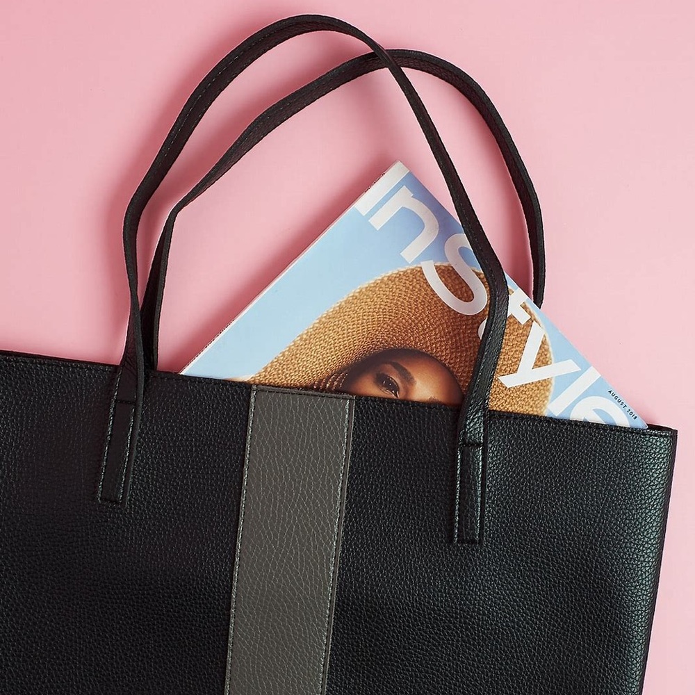 NWOT VINCE CAMUTO Black FabFitFun Tote